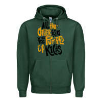 Sports Green Foster The People Pumped Up Kicks Zipper Hoodie - linhVisuals