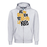 Heather Grey Foster The People Pumped Up Kicks Zipper Hoodie - linhVisuals