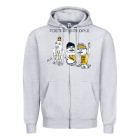 Heather Grey Foster The People Call It What You Want Zipper Hoodie - linhVisuals