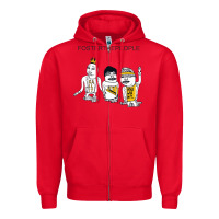 Red Foster The People Call It What You Want Zipper Hoodie - linhVisuals