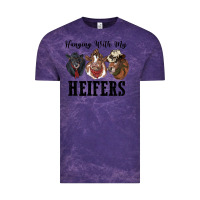 Cloud Purple hanging with my heifers Vintage Tee - RanaPortraitStore