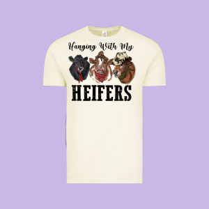 Hanging With My Heifers Vintage Tee Designed By Ranaportraitstore