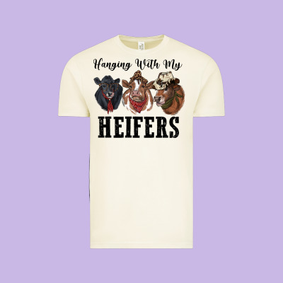 Hanging With My Heifers Vintage Tee Designed By Ranaportraitstore