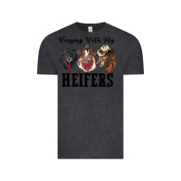 Vintage Black hanging with my heifers Vintage Tee - RanaPortraitStore