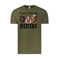Vintage Olive hanging with my heifers Vintage Tee - RanaPortraitStore