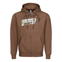 Chestnut Foster The People Torches Zipper Hoodie - linhVisuals