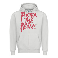 Dove Grey Foster The People Zipper Hoodie - linhVisuals