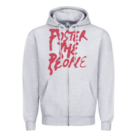 Heather Grey Foster The People Zipper Hoodie - linhVisuals