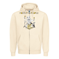 Sandshell Foster The People Helena Beat Zipper Hoodie - linhVisuals
