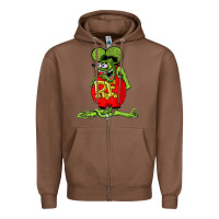 Chestnut rat fink  fk27 Zipper Hoodie - linhVisuals