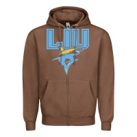 Chestnut long island university sharks Zipper Hoodie - linhVisuals