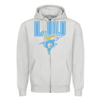 Dove Grey long island university sharks Zipper Hoodie - linhVisuals