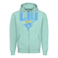 Seafoam long island university sharks Zipper Hoodie - linhVisuals