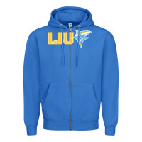 True Royal long island university sharks Zipper Hoodie - linhVisuals