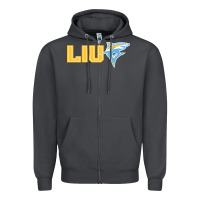 Smoke long island university sharks Zipper Hoodie - linhVisuals