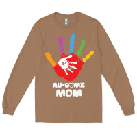 Toasted Coconut LIL Autism Mom Long Sleeve Tee - CowhideDigitalArt