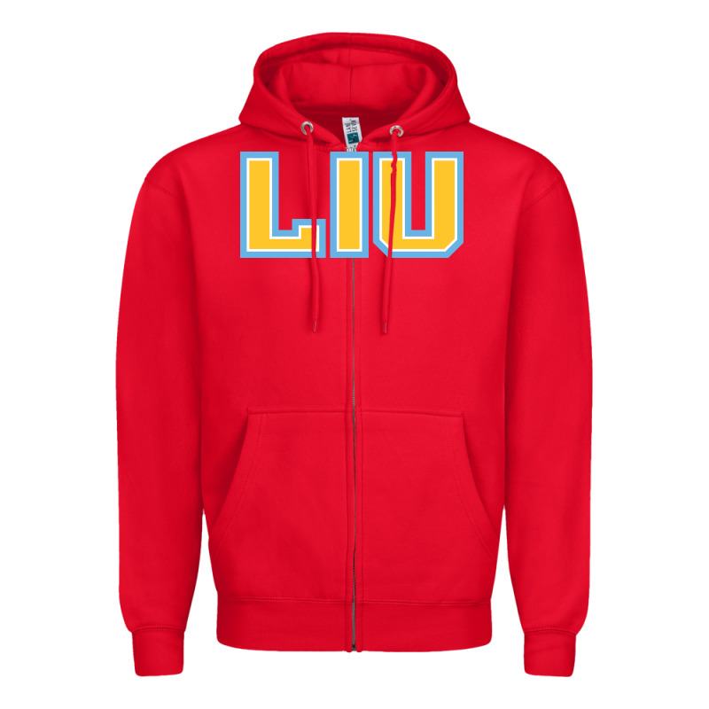 Long Island University Sharks Zipper Hoodie by linhVisuals | Teevron