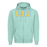 Seafoam long island university sharks Zipper Hoodie - linhVisuals