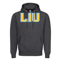 Smoke long island university sharks Zipper Hoodie - linhVisuals