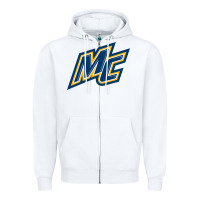 White merrimack warriors Zipper Hoodie - linhVisuals