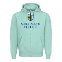 Seafoam merrimack warriors Zipper Hoodie - linhVisuals
