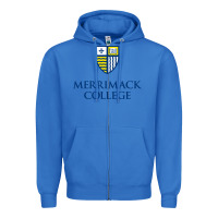True Royal merrimack warriors Zipper Hoodie - linhVisuals