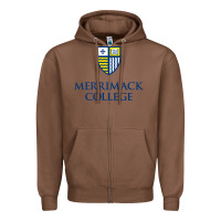 Chestnut merrimack warriors Zipper Hoodie - linhVisuals