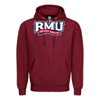 Burgundy robert morris colonials Zipper Hoodie - linhVisuals