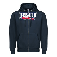 Navy robert morris colonials Zipper Hoodie - linhVisuals