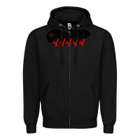 Black roller derby helmets Zipper Hoodie - linhVisuals