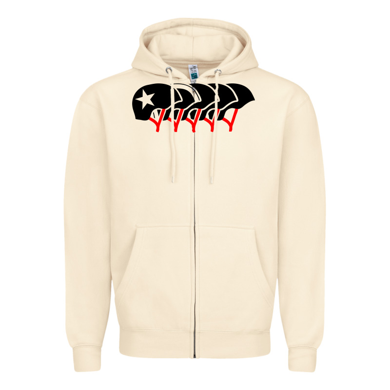 Roller Derby Helmets Zipper Hoodie by linhVisuals | Teevron