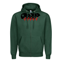 Sports Green roller derby helmets Zipper Hoodie - linhVisuals