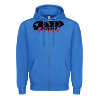 True Royal roller derby helmets Zipper Hoodie - linhVisuals