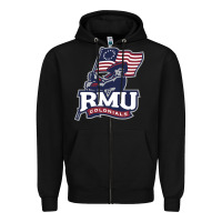 Black robert morris colonials Zipper Hoodie - linhVisuals