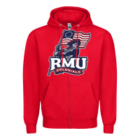 Red robert morris colonials Zipper Hoodie - linhVisuals