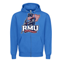 True Royal robert morris colonials Zipper Hoodie - linhVisuals