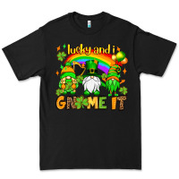 Black St. Patrick's Lucky and i gnome it Premium Tee - OliviaCreatesArt