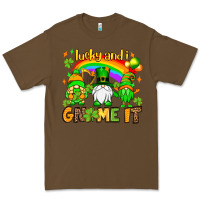 Cacao St. Patrick's Lucky and i gnome it Premium Tee - OliviaCreatesArt