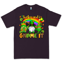 Plum St. Patrick's Lucky and i gnome it Premium Tee - OliviaCreatesArt