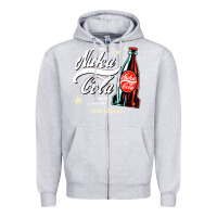 Heather Grey klasicoke Zipper Hoodie - linhVisuals