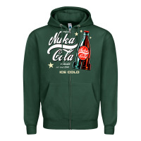 Sports Green klasicoke Zipper Hoodie - linhVisuals
