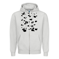 Dove Grey dalmatian dog pattern funny diy costume t shirt Zipper Hoodie - linhVisuals