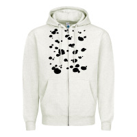 Oatmeal Heather dalmatian dog pattern funny diy costume t shirt Zipper Hoodie - linhVisuals