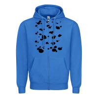 True Royal dalmatian dog pattern funny diy costume t shirt Zipper Hoodie - linhVisuals