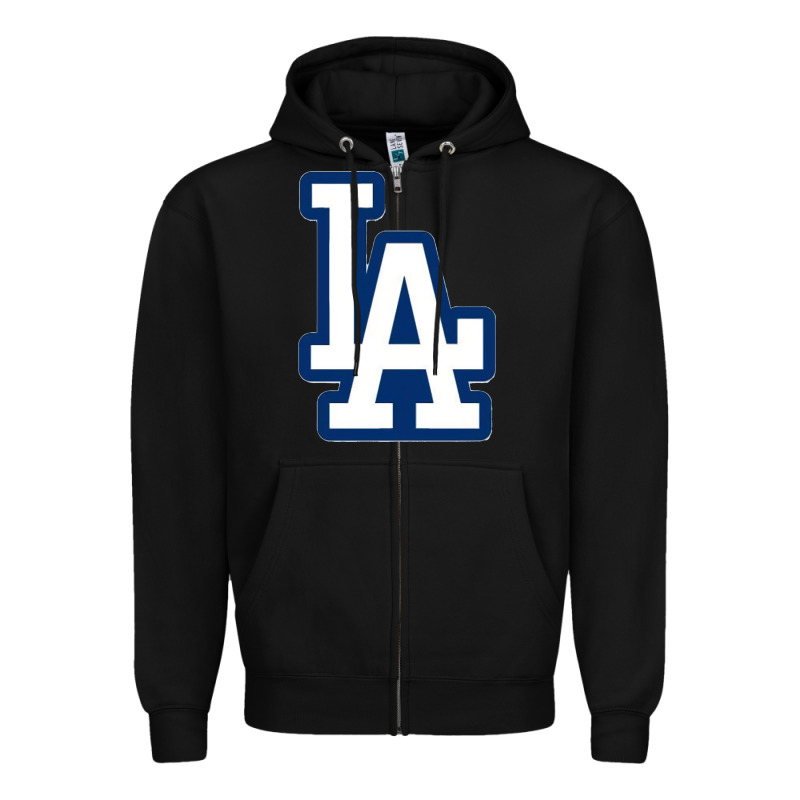 La Los Angeles Zipper Hoodie by linhVisuals | Teevron