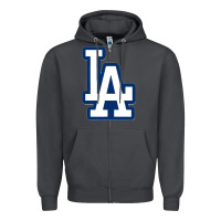 Smoke la los angeles Zipper Hoodie - linhVisuals