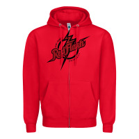 Red st. francis (pa) red flash Zipper Hoodie - linhVisuals