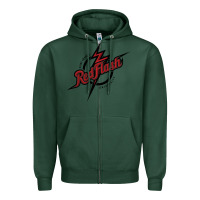 Sports Green st. francis (pa) red flash Zipper Hoodie - linhVisuals