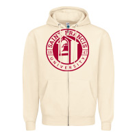Sandshell st. francis (pa) red flash Zipper Hoodie - linhVisuals