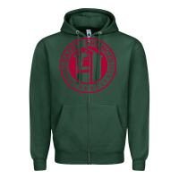 Sports Green st. francis (pa) red flash Zipper Hoodie - linhVisuals